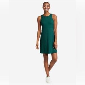 Eddie Bauer Aster Empire Waist Green Dress Size XL